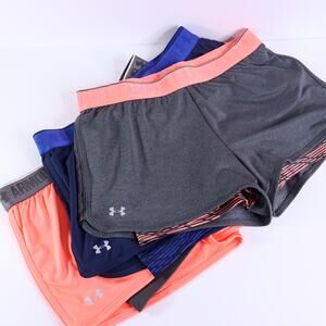 UNDER ARMOUR Bundle by 3 Play Up 2-in-1 Shorts Multicolor Brief Lined Women's S